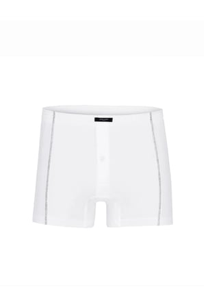 %100 Pamuklu Penye Erkek Klasik Düğmeli 2'li Beyaz Boxer Q4.U.0O.K5.K.A.P.C