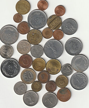 Escoines Koleksiyon 368605bab18046 Koleksiyon Başlangıç seti 33Adet Eski Madeni/Jeton