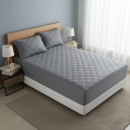 Sıvı Geçirmez Yatak Koruyucu Alez - Micro Kapitone Fitted Full Kenar Lastikli - Sessiz ve Nefes Alan