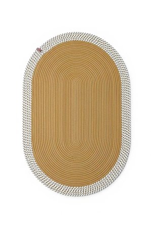 Hasır Desenli Oval Jüt Paspas - Banyo Balkon Kapı Önü Paspası - 50x80 cm