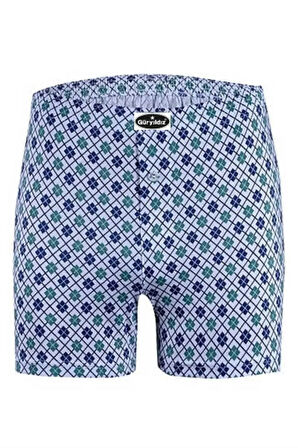 12'li Battal Beden Karışık Desenli Erkek Empirme Boxer 24508