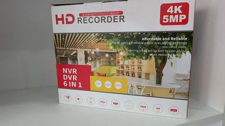 United 4 4 Kanal 5 MP 4K XVR DVR Kayıt Cihazı Siyah