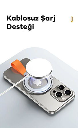 Coofbe Metal Magsafe Uyumlu Telefon Yüzük Tutucu Masaüstü Telefon Standı Telefon Arkası Stand