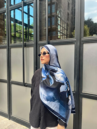Aminenesil Tomurcuk Desen Vual Soft Şal