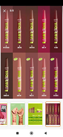 Nyx professional makeup far oil slick parlatıcı nemlendirici 05 Link in my bio