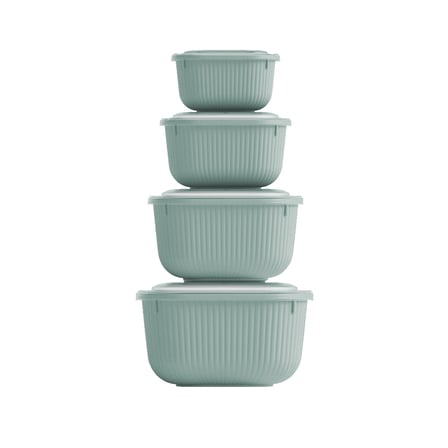 Sızdırmaz Saklama Kabı Seti (600/1100/1800/3000 ml) Kare