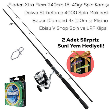 Daiwa Strikeforce Fladen Xtra Flex Spin Olta Seti SÜRPRİZ HEDİYELİ