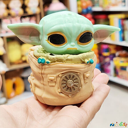 Star Wars The Mandalorian Grogu Baby Yoda Pop Stil 3 Boyutlu Koleksiyon & Karakter Figür