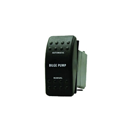 MARİN SWİTCH 3P (ON)-OFF-ON 12-24V SİNTİNE POMPASI (LEDSİZ)