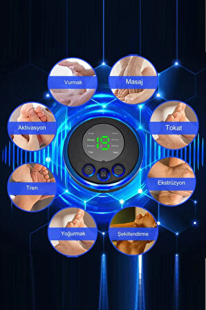 Ems Ayak Masaj Pedi Foot Massager Titreşimli Refleksloji Masaj Aleti