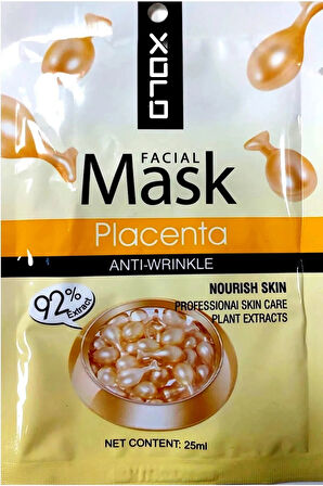 10 Adet Koyun Plasenta Yüz Temizleme ve de Yenileme Maskesi Sheep Placenta Face Mask XL1790