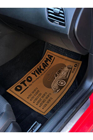 Baskılı 32X45 cm 100 gr 500 Adet Kraft Oto Paspas Kağıdı