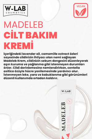 W-Lab Cosmetics Madeleb Cilt Bakımı Kremi 3 lü Set
