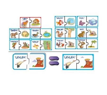 Kimin Yuvası Puzzle Neler Yerler 58 Parça 