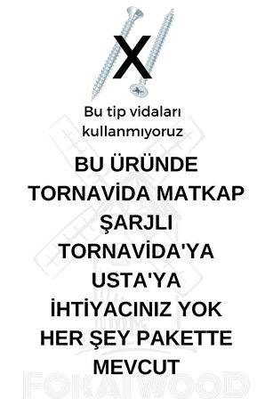 Belinda - Açık Ahşap Gardırop - Kurulum Için Tornavida Matkap Ve Usta Gerekmez