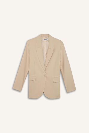 DeFacto Kruvaze Yaka Cepli Blazer Ceket E4357AX25SPBG702