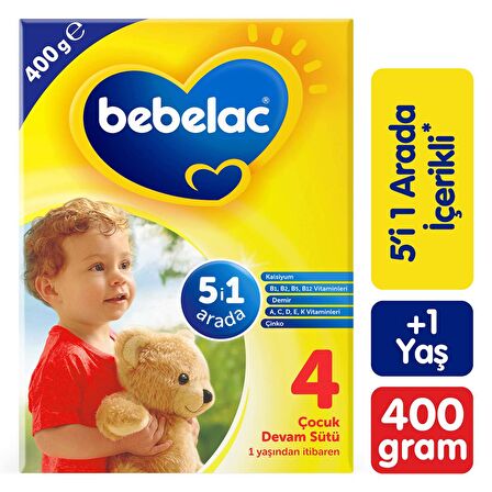 Bebelac 4 Devam Sütü 1 Yaş + 400 g