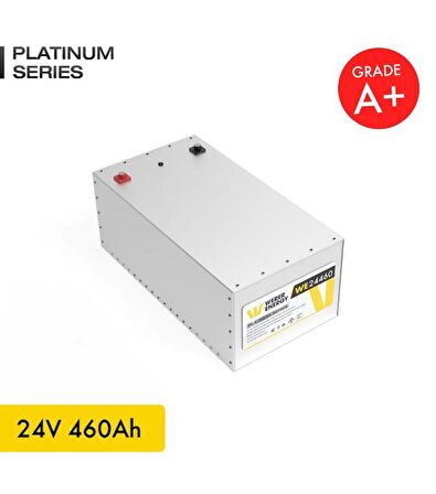 24V 460Ah LiFePO4 Platinum Series Bluetooth'lu Lityum Demir Fosfat Akü 