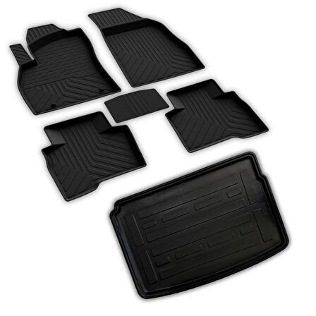 Fiat Fiorino Combimix Ferrous 4D Paspas ve 3D Bagaj Havuzu 2008 ve Üstü