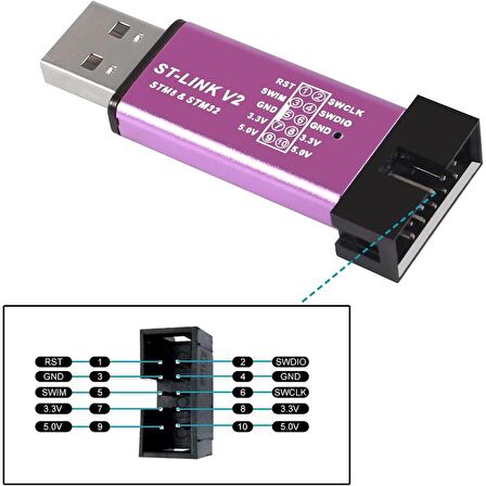 Arduino Link / V2(CN) Link Stlink STM8 STM32 Kod Yükleyici