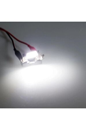 2 Adet Oto Tavan Led Sofit Led Plaka Ampül 36mm 12v Beyaz