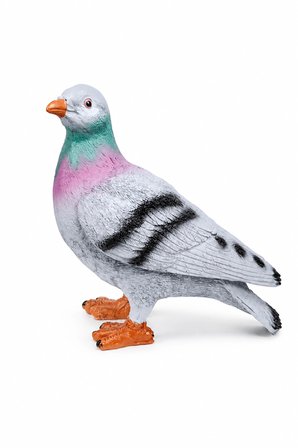 Canlı Boy Güvercin Biblo Polyester Dekoratif Heykel Hediyelik Ev Ofis Bahçe Dekoru 24 cm