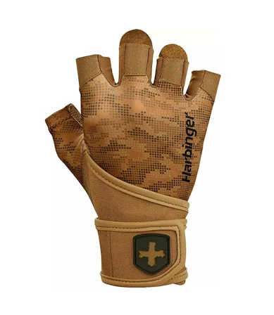 Harbinger Pro Wristwrap Fitness Eldiveni Kamuflaj