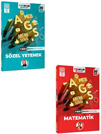Yediiklim 2026 MEB AGS Ahenk Serisi Sayısal Sözel Yetenek Video Ders Notları Seti