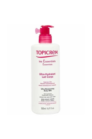 Topicrem Ultra Moisturizing Nemlendirici Parabensiz Kuru Cilt için  Vücut Sütü 500 ml 