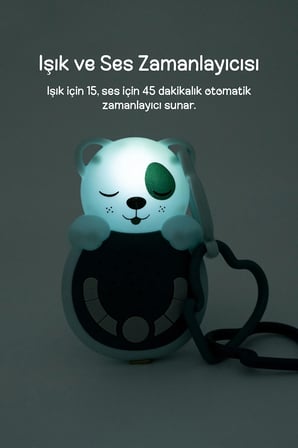 Cloud-B Ağlama Sensörlü Taşınabilir Köpek Uyku Arkadaşı 13x8,6x4 cm