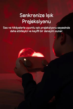 Cloud-B Senkronize Işık Projeksiyonlu Hikaye Anlatıcı Uyku Arkadaşı 22,5x5,5x14,5 cm