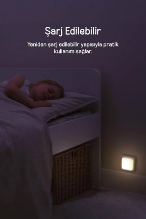 Cloud-B Unicorn Şarj Edilebilir Sensörlü Gece Lambası 7x7cm