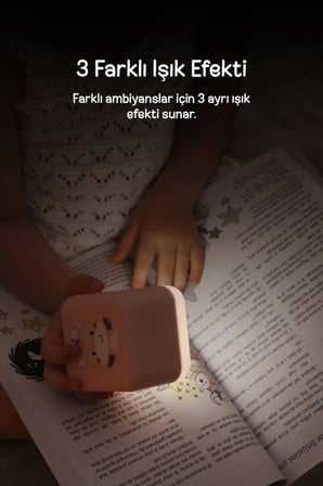 Cloud-B Unicorn Şarj Edilebilir Sensörlü Gece Lambası 7x7cm