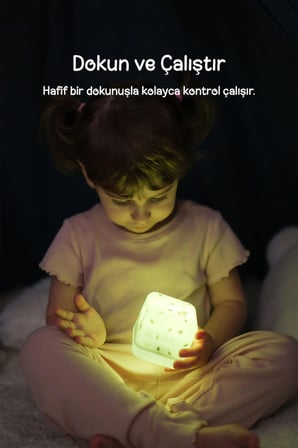 Cloud-B Forest Şarj Edilebilir Sensörlü Gece Lambası 7x7cm