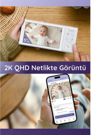 Hubble Go Babypro 5 İnç Dijital Bebek Kamerası Hbl020