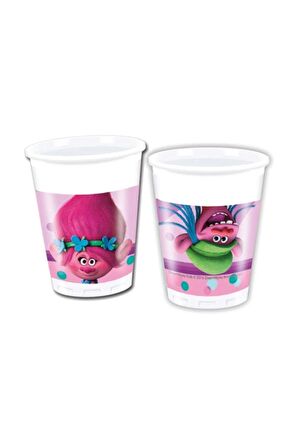 Trolls Plastik Bardak 8'Li