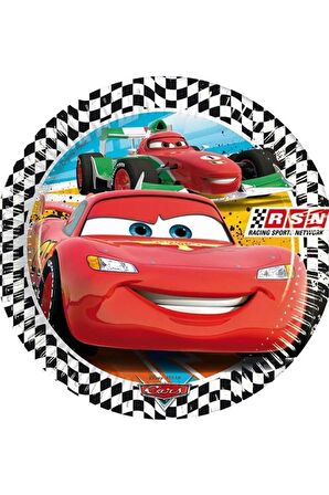 Cars 3 Karton Tabak 8'li 23 Cm