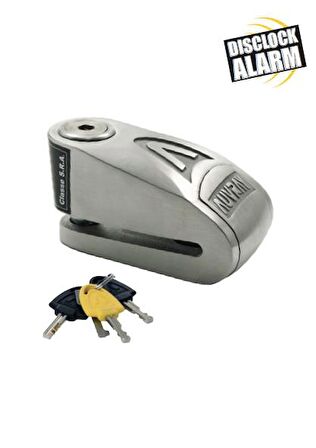 B-LOCK 06 ALARMLI DİSK KİLİDİ 6 MM 120db INOX ÇELİK