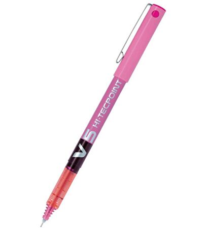 Pilot Roller Kalem V5 Grip Hi-Tecpoint İğne Uç 0.5 MM Pembe BxGPN-V5