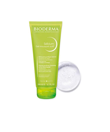 Bioderma Sebium Karma ve Yağlı Cilt için Arındırıcı Yüz Temizleme Jeli 200 ml 