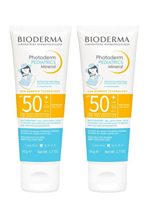 Bioderma Photoderm Pediatrics Mineral SPF50 50 Ml - 2 ADET- SKT: 02/2026