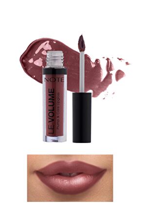 Note Le Volume Plump & Care Lipgloss Dudak Parlatıcısı 08 Dark Caramel - Nude