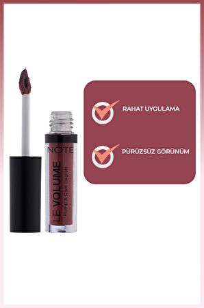 Note Le Volume Plump & Care Lipgloss Dudak Parlatıcısı 08 Dark Caramel - Nude