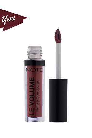 Note Le Volume Plump & Care Lipgloss Dudak Parlatıcısı 08 Dark Caramel - Nude