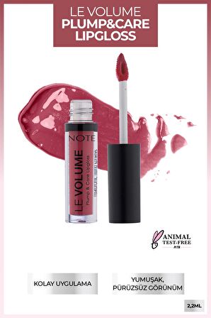 Note Le Volume Plump & Care Lipgloss Dudak Parlatıcısı 07 Mellow Thoughts - Pembe