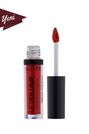 Note Le Volume Plump & Care Lipgloss Dudak Parlatıcısı 06 Hearthbreaker - Kırmızı