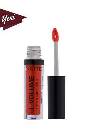 Note Le Volume Plump & Care Lipgloss Dudak Parlatıcısı 05 No Fear Red - Kırmızı