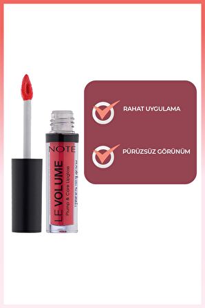 Note Le Volume Plump & Care Lipgloss Dudak Parlatıcısı 04 Like a Star - Pembe