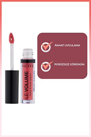 Note Le Volume Plump & Care Lipgloss Dudak Parlatıcısı 03 Candy Rose - Pembe