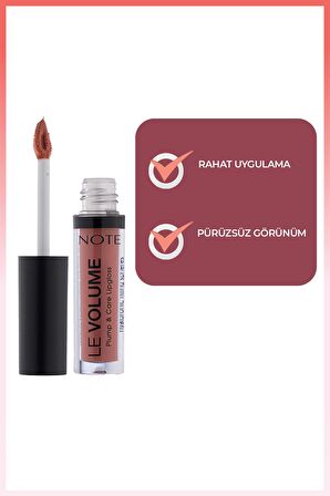 Note Le Volume Plump & Care Lipgloss Dudak Parlatıcısı 02 Just Nude - Nude